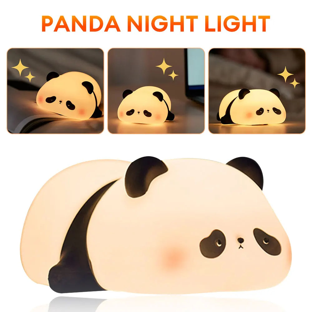 Lámpara de Oso panda LED - Luz Ajustable (táctil)
