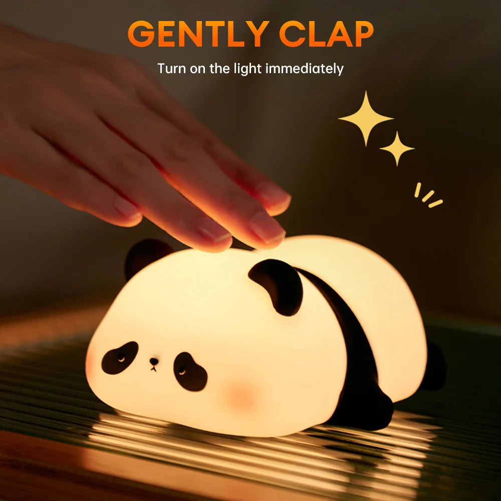Lámpara de Oso panda LED - Luz Ajustable (táctil)