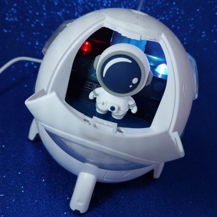 Humidificador de capsula espacial con mini Astronauta