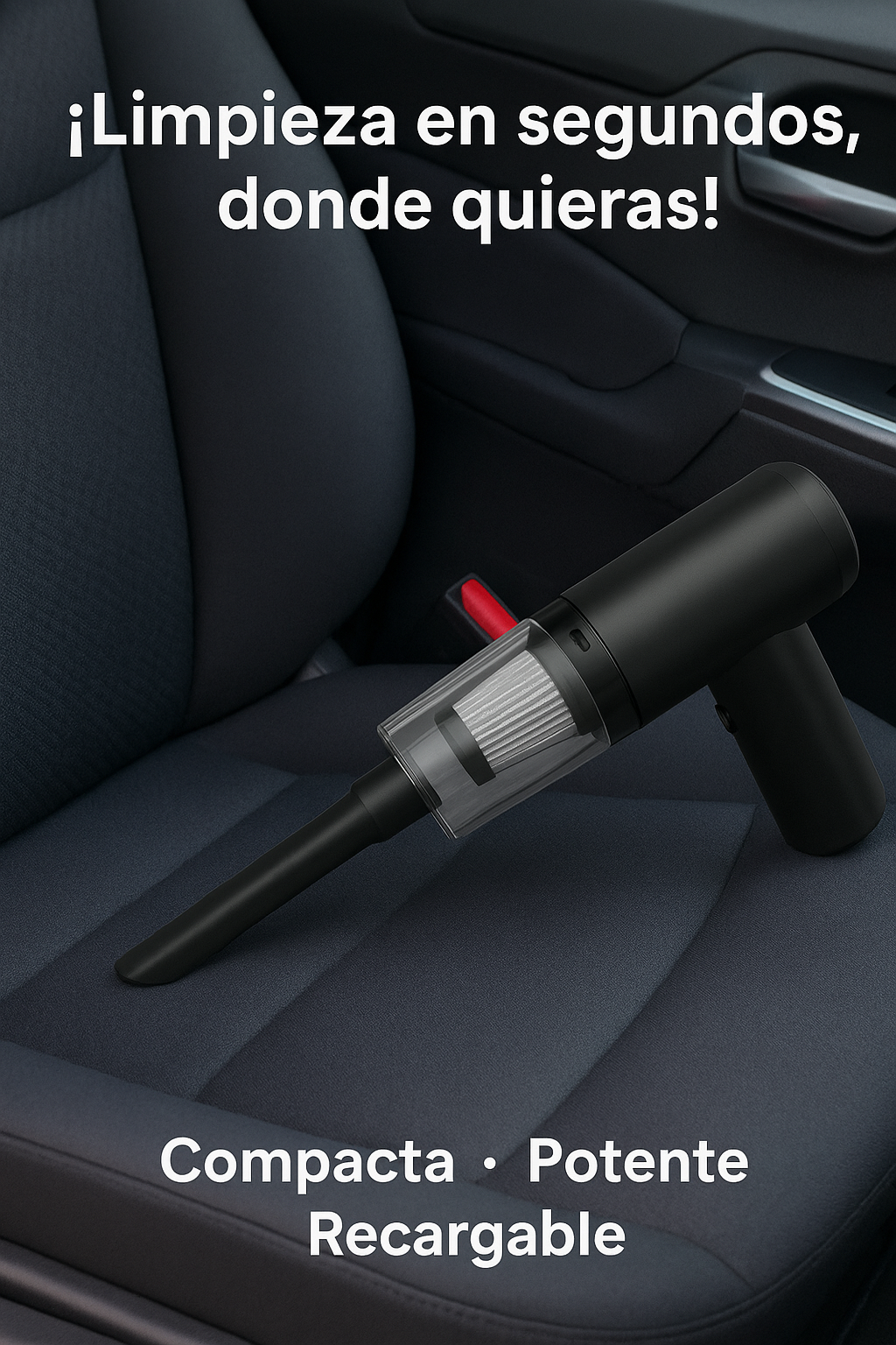 ASPIRADORA PORTATIL PARA AUTO Y HOGAR!