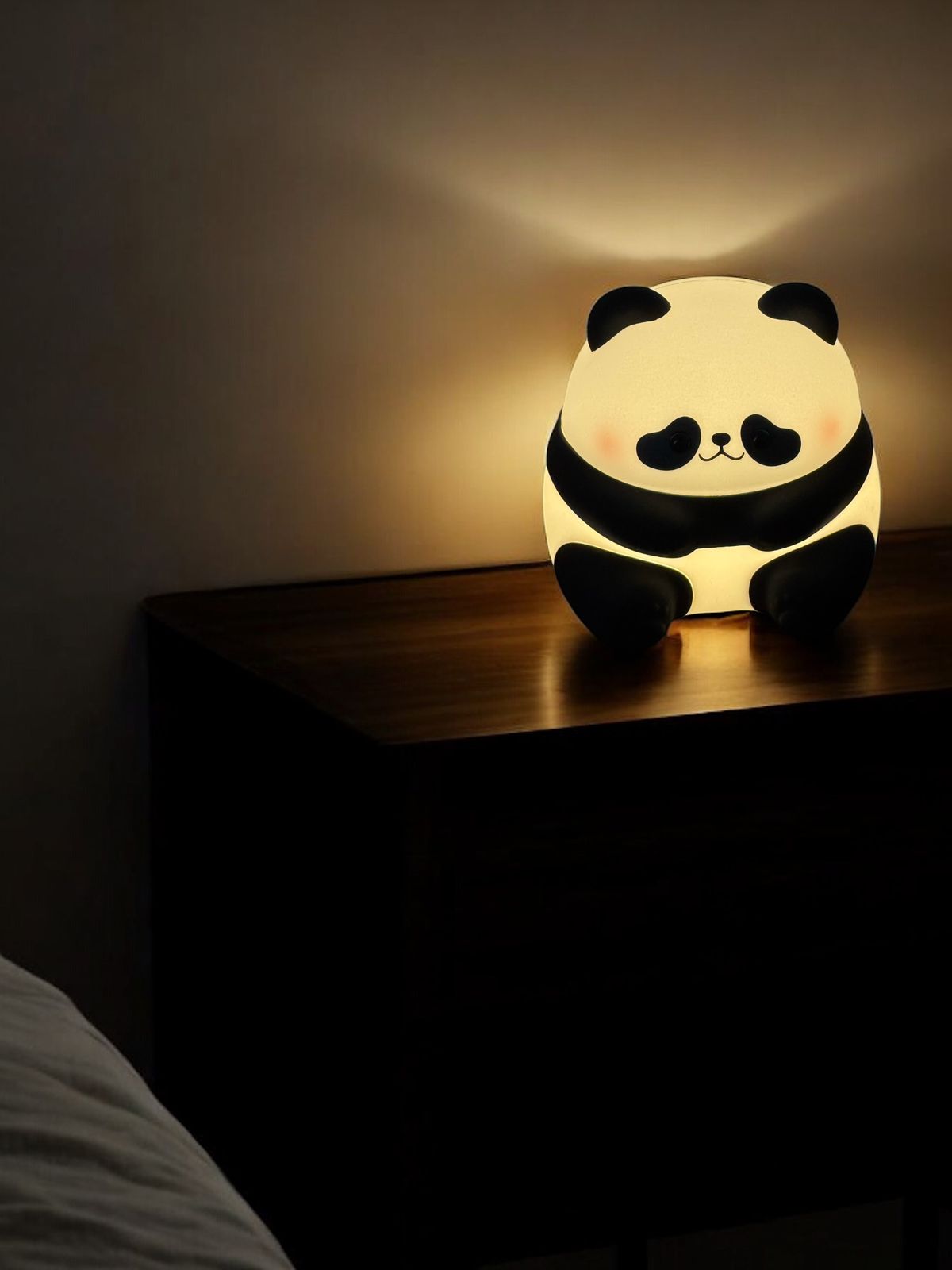 Lámpara de Oso panda sentado LED - Luz Ajustable (táctil)