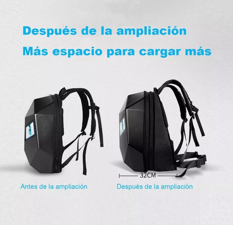 Mochila LED Con Pantalla Programable (Impermeable)